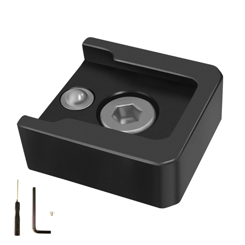 

Portable Metal Cold Shoe Mount Adapter Base Bracket for MONITOR Camera Cage Rig