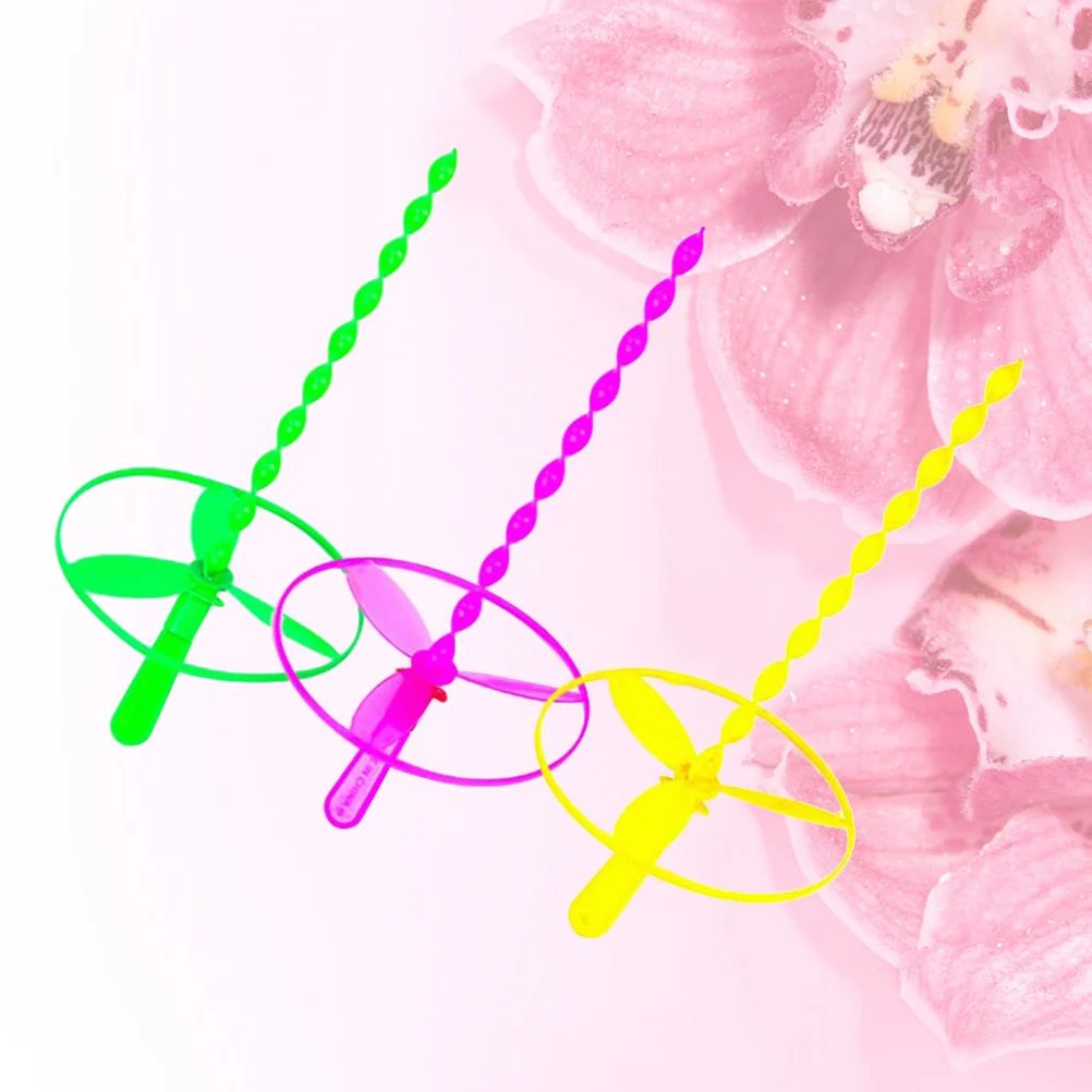 

Little Toys Kids Flying Fairy Top Rotating Flywheel Children'S Bamboo Dragonfly