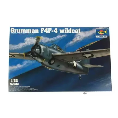 Trumpeter 02223 1/32 Grumman F4F-4 Wildcat Fighter Наборы моделей самолетов TH05361-SMT2