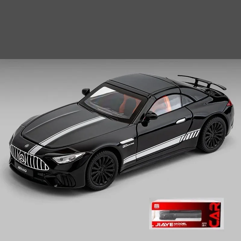 1:24 Mercedes-Benz SL63 спортивный автомобиль масштабная модель автомобиля из сплава литой