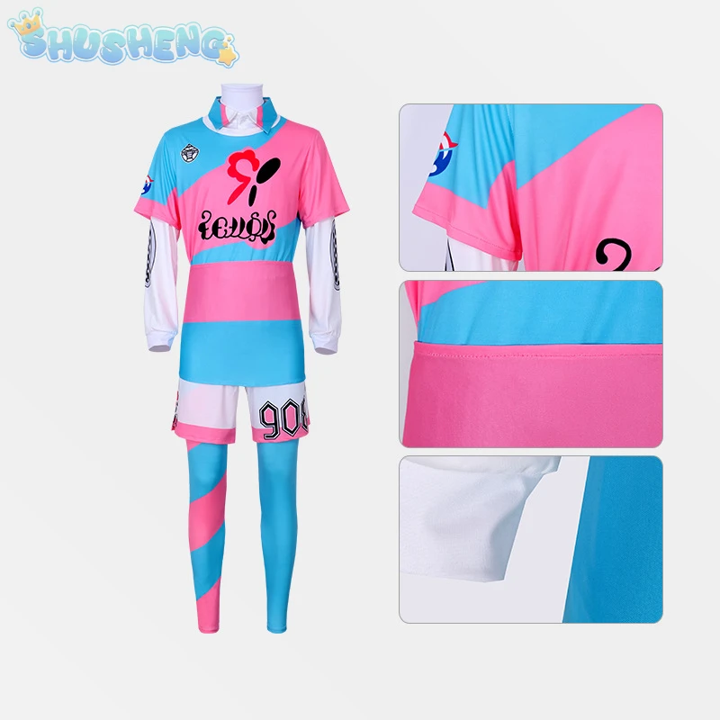 Фунта Битва Косплей Аниме Меч Щит Костюм Униформа Набор Хэллоуин Вечеринка Наряд