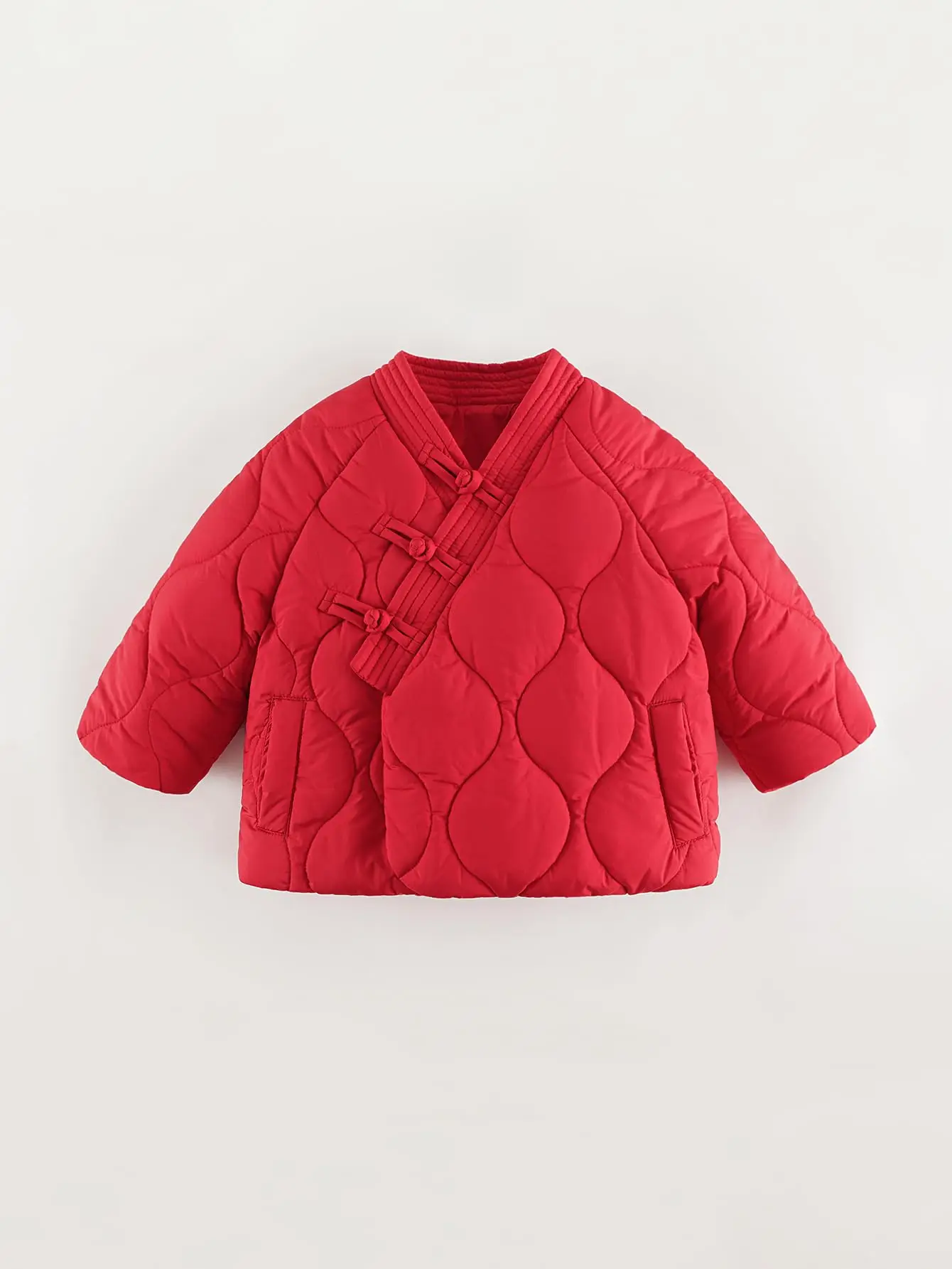 MARC &amp JANIE Boys Cross Collar Plate Button Loose Jacket 241192