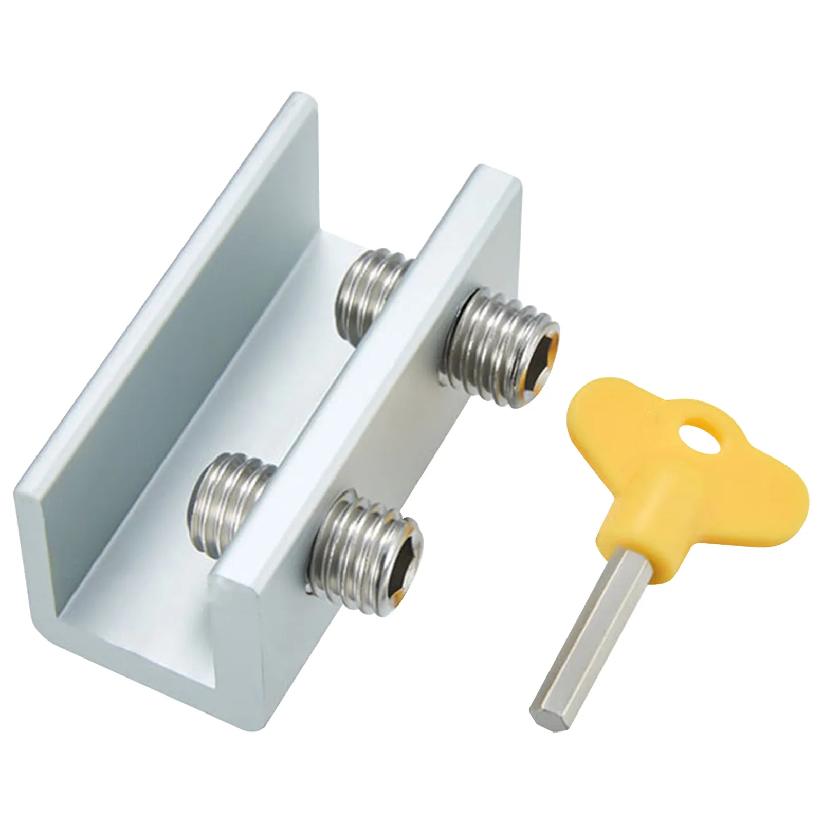 

Fashion Sliding Door Lock Window Wedge Safety Lock Anti Theft Protection Door Frame Stopper Wedge Sash Restrictor For Home And