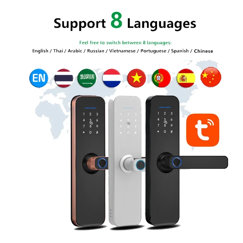 Обновленный электронный смарт-замок с Wi-Fi и дактилоскопическим кодом