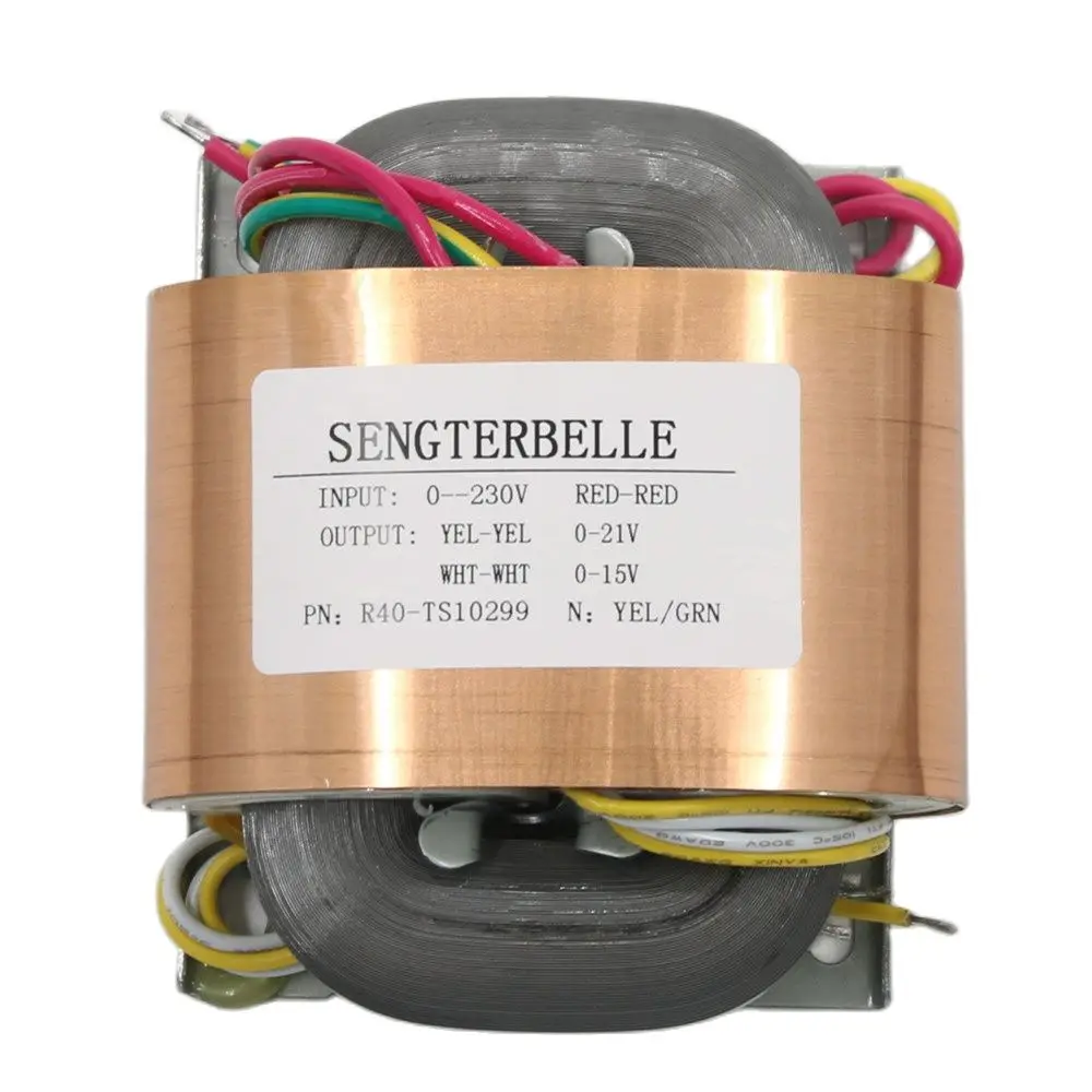 50W R Core трансформатор из чистой меди 230V to 21V + 15V 50W R Core трансформатор из чистой меди 230V to 21V + 15V