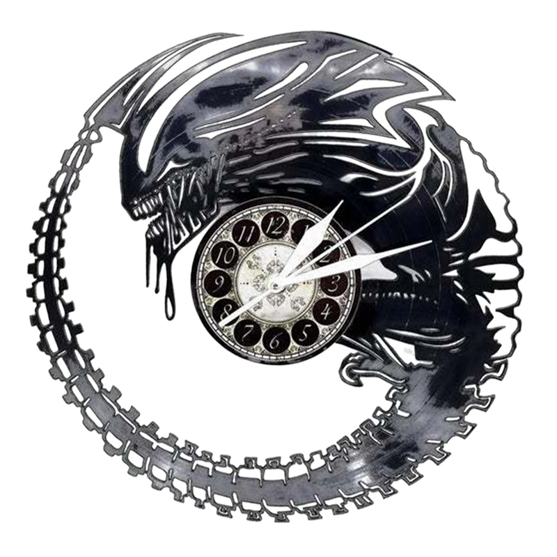 

Retro Digital Display Wall Clock Novelty Vinyl Record Alarm Clock Wall Clock Living Room Decorative Alarm Clock Gift For Friend