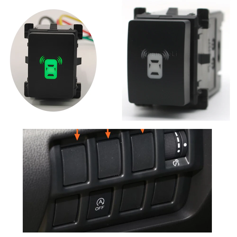 

Радиолокационный переключатель, автоматический рефлектор, источник питания аккумулятора, кнопочный переключатель, модифицированный переключатель для Subaru Forester (SK) 2019 2020 2021