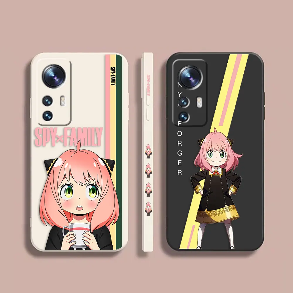 

Phone Case For Xiaomi 13 12 12T 12S 11 11T 10 10S 9 8 Pro Ultra Lite Colour Simple Case Cover Funda Cqoue Shell SPY Family ANYA