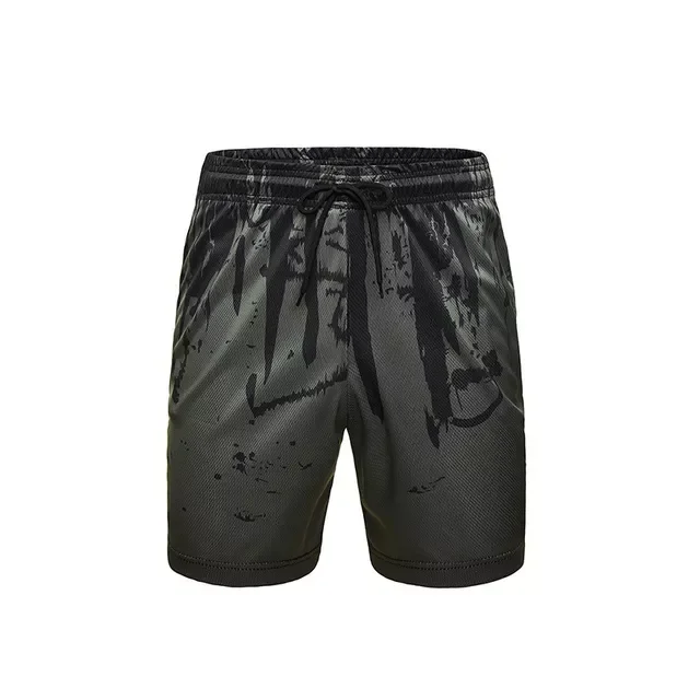 

2023NEW new men's fashion sports fitness 3D shorts summer personality printed shorts men's beach shorts