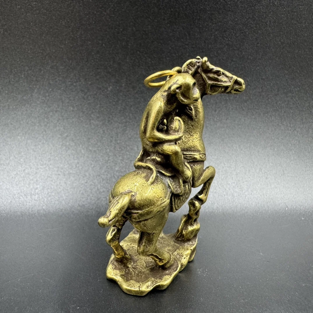 Китайская латунь немедленно-печать маленькие украшения обезьяна по знаку