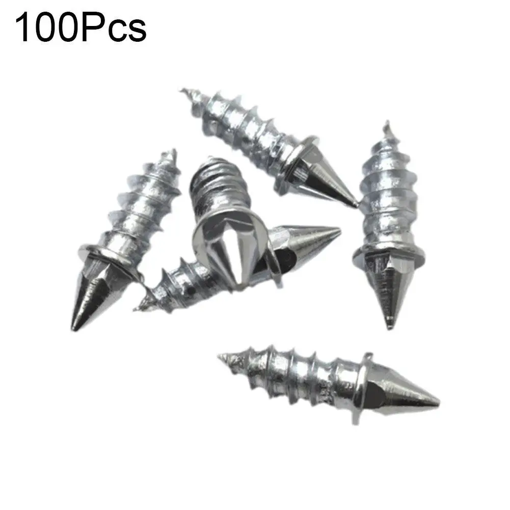 

100pcs/lot Universal Winter Car Anti-Slip Screws Car Tire Double Head Nails Anti Skid Snow Sole Car Tire Cleats Car Accessories