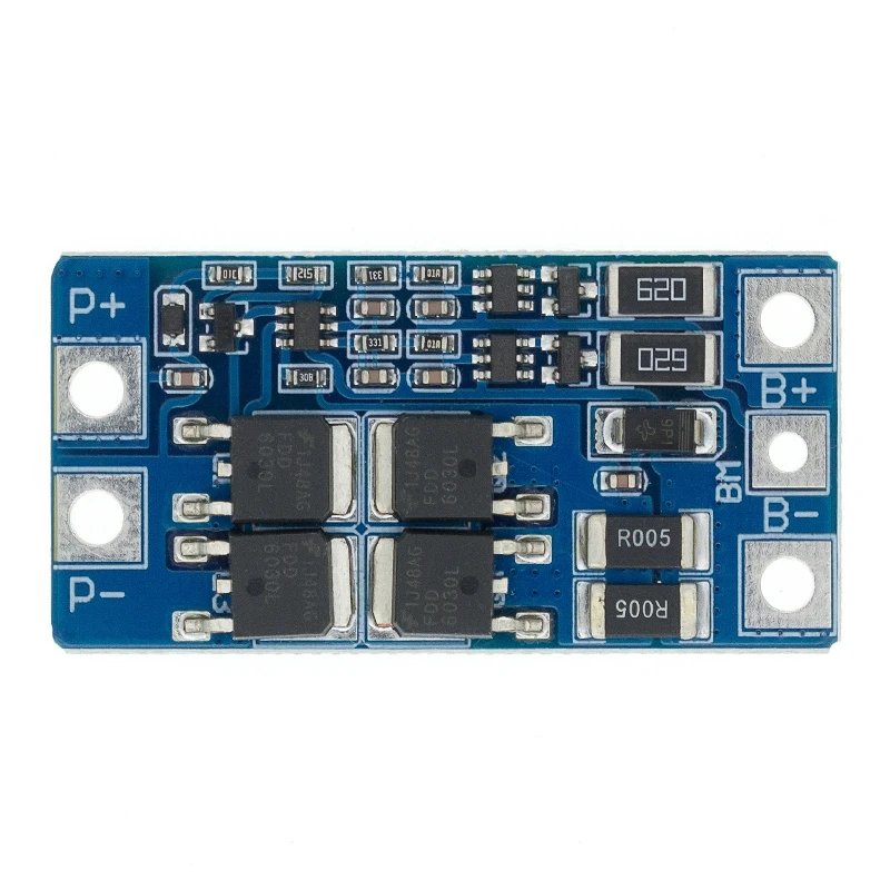 1PCS 2S 10A 7.4V 18650 lithium battery protection board 8.4V balanced function/overcharged protection