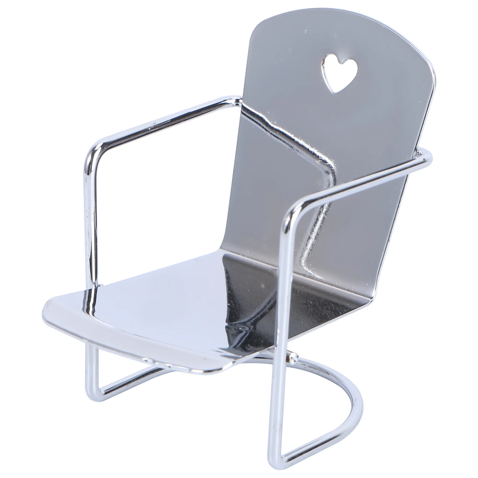 

Chair Miniature Ornamentmini Furniture Decor Simulation Metal Bonsai Decoration Simulatedhouse Table Model Bench Craft