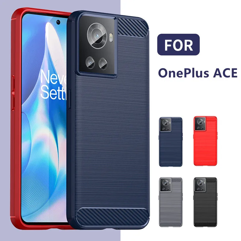 

For OnePlus ACE Case For OnePlus ACE Cover Coque Shockproof Silicone Phone Back Bumper Soft TPU Cover For OnePlus ACE Fundas 6.7