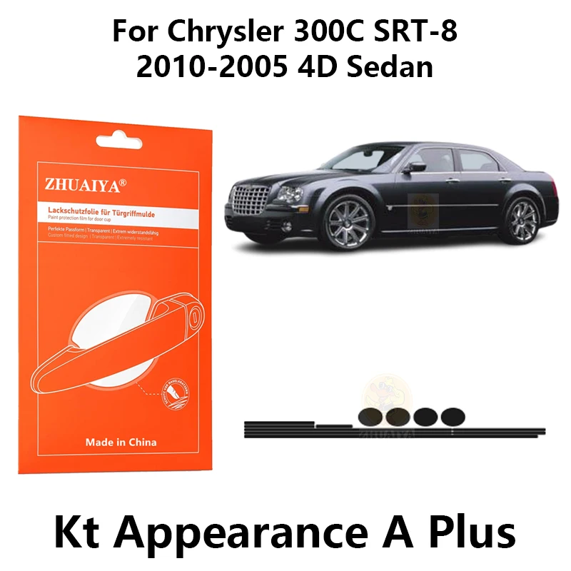

Защитная пленка ZHUAIYA для красок дверной ручки, ТПУ PPF для Chrysler 300C SRT-8 2010-2005 4D Седан