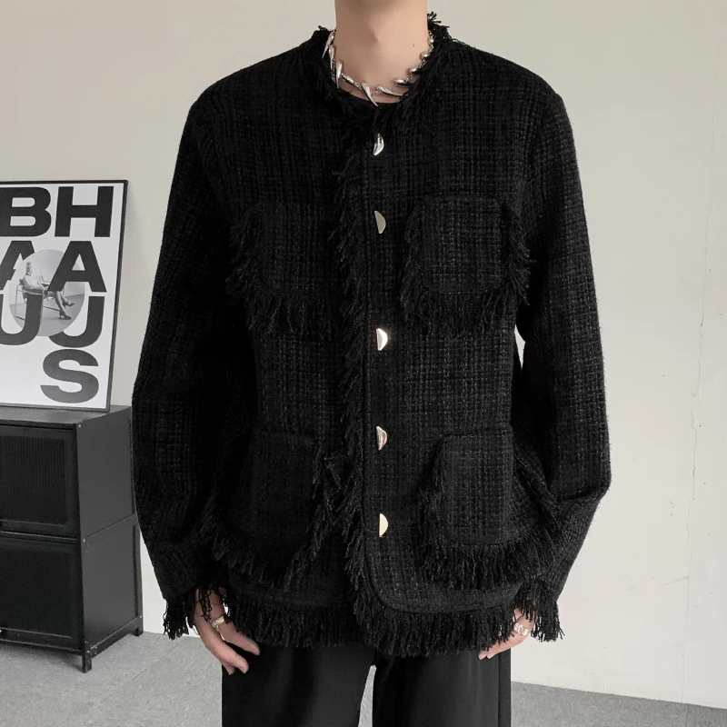 [OIMG] Осень 2024 маленькая подплечница Yamamoto с бахромой в ароматном стиле мужская