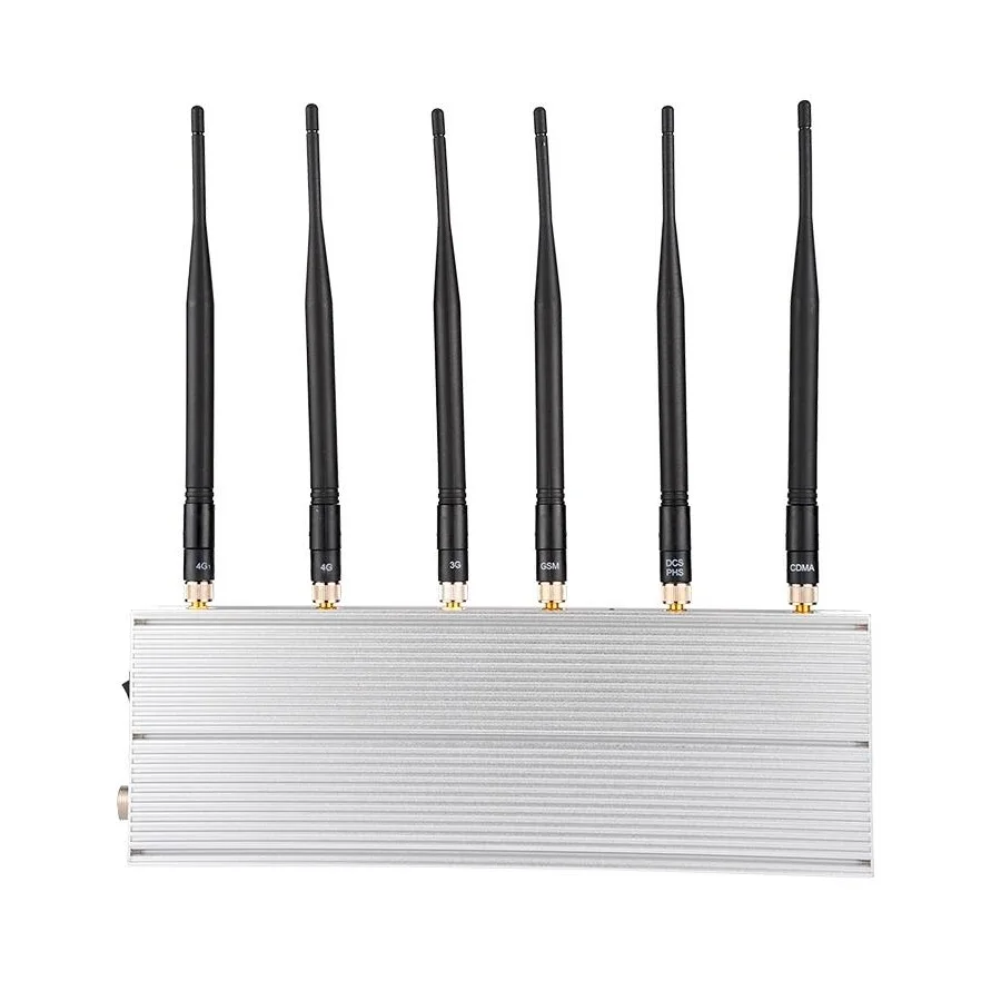 

6 полос питания от розетки Настольный анти-телефонный сигнал 2G 3G 4G Wifi 2,4 ГГц всенаправленная антенна Радиус 5-20 метров