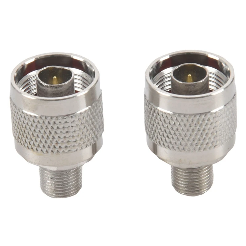 

10Pcs N Type Male Plug To F Female RF Coaxial Adapter Connector For Wireless Antenna,Silver