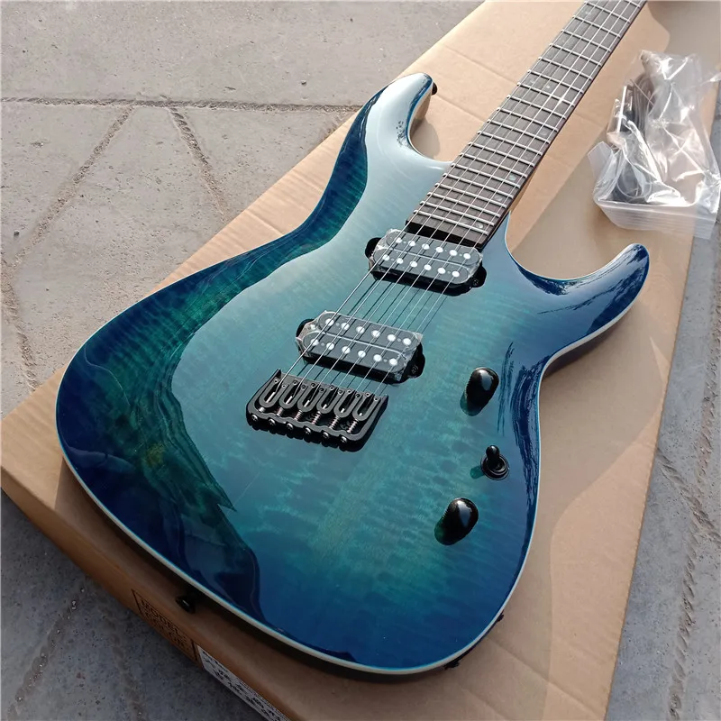 Электрическая гитара с 6 струнами фиксированным мостом