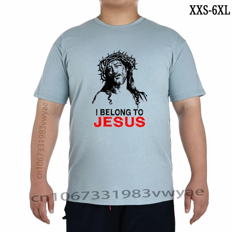 

2023 summer JESUS I BELONG TO NEW AMAZING GRAPHIC TSHIRT XXS-6XL