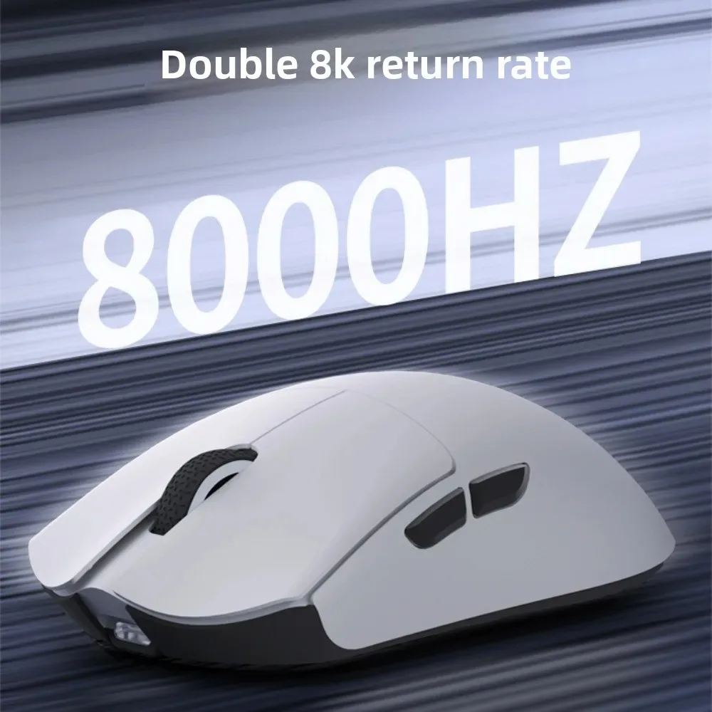 Фото Беспроводная игровая мышь Darmoshark M3 V2 8000 Гц с сенсором PAW3395, 26K DPI, ультралегкая, для киберспорта, с программируемыми макросами, 8K мышь №5