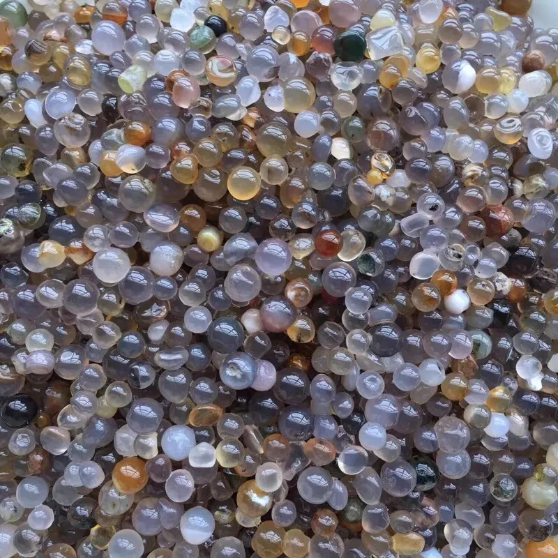 500G Natural Color Agate Original Chalcedony Big Stone Polishing Seed Fish Tank Flower Pot Carving DIY Decorate Ornaments