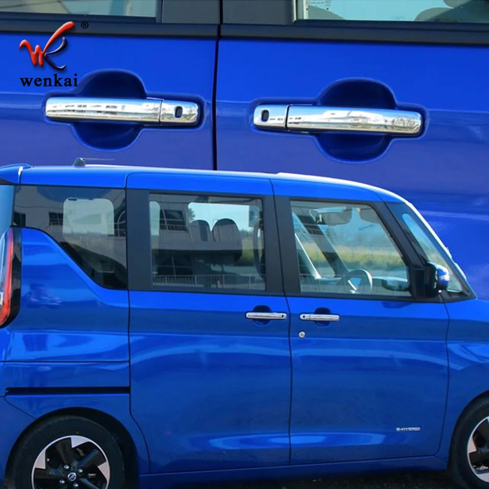 Крышка дверной ручки для Nissan Roox 40Series 2021 2022, наружные хромированные аксессуары