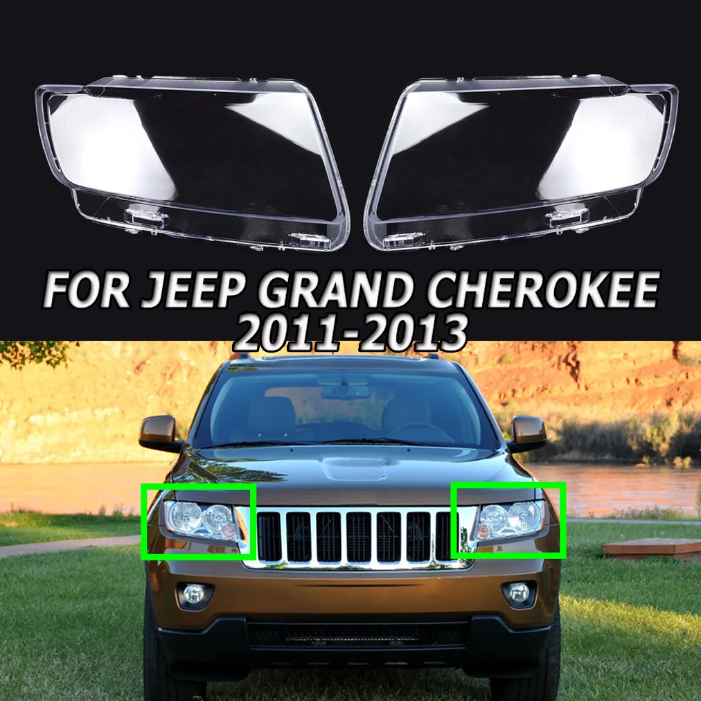 

Fit For Jeep Grand Cherokee 2011-2013 Transparent Headlight Cover Lens