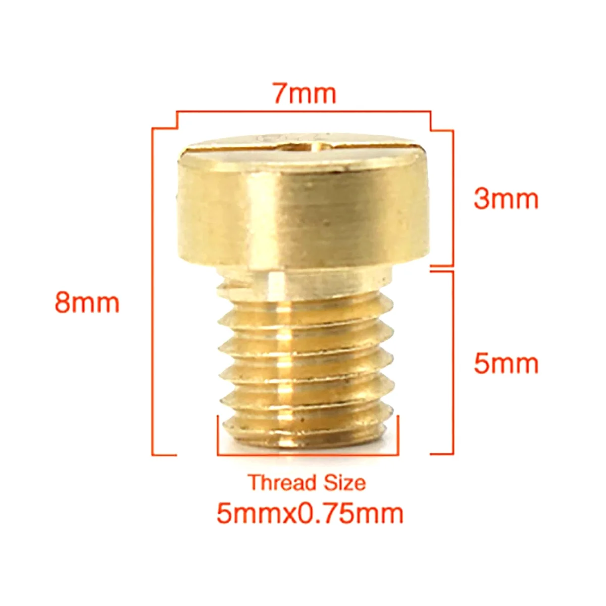 12 шт. 5 мм Φ для Mikuni Vm22 Vm24 Vm26 125 150 основные струи 105-132
