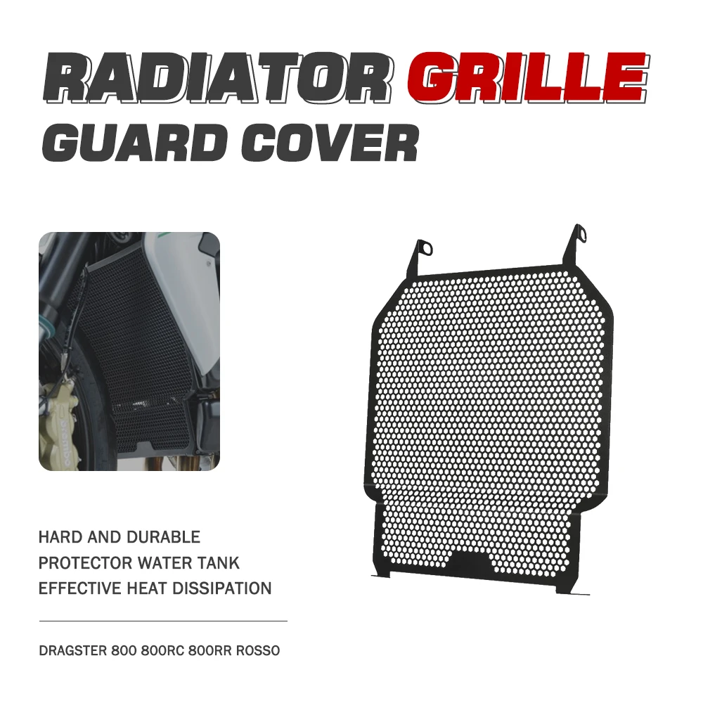 

For MV AGUSTA Brutale 800 / Dragster 800 RR 2015 2016 2017 2018 2019 2020 CNC Motorcycle Radiator Grille Guard Cover Protector