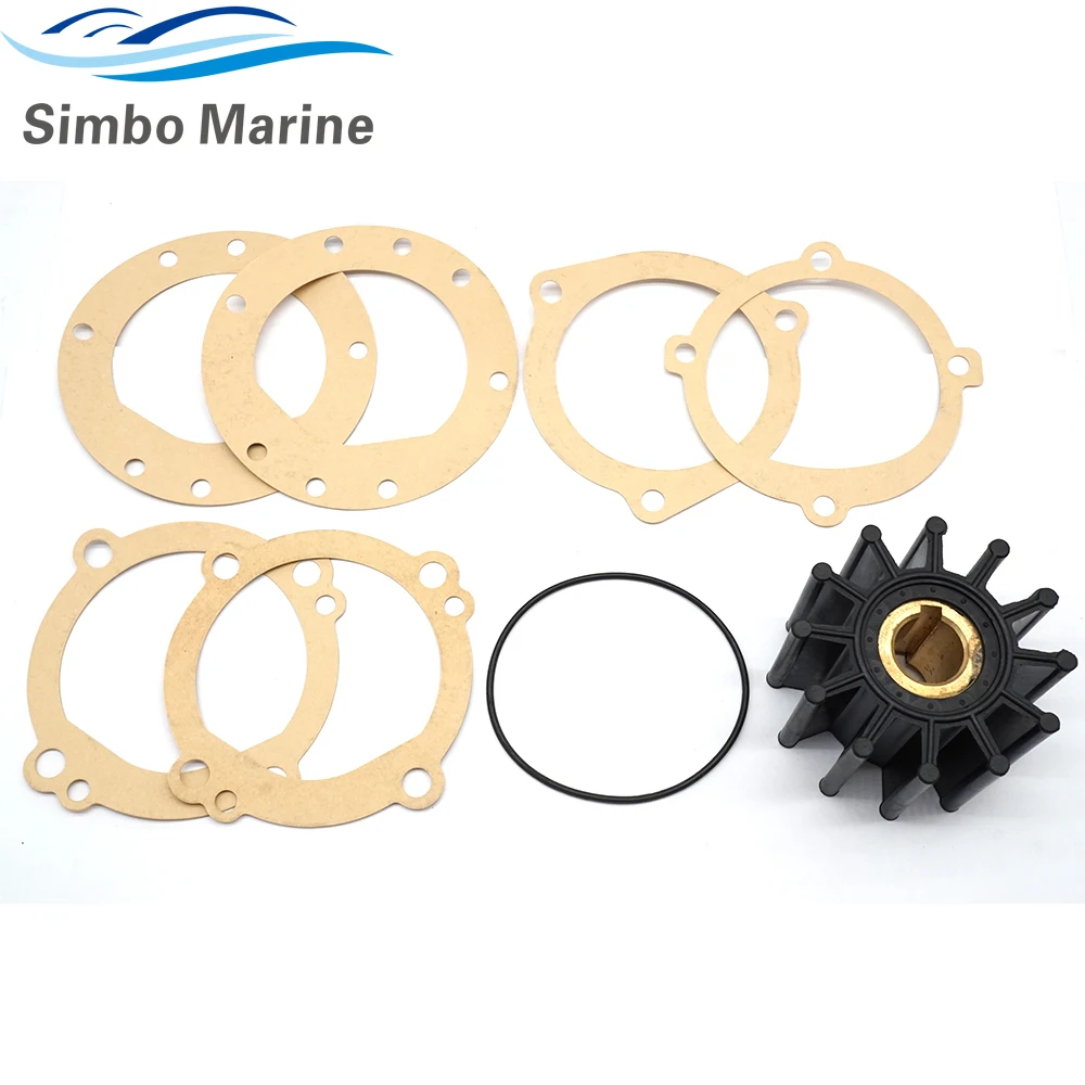 Замените комплект гибкой крыльчатки водяного насоса Johnson 09-702B 09-702B-1 Ancor 50020 Onan 132-0349