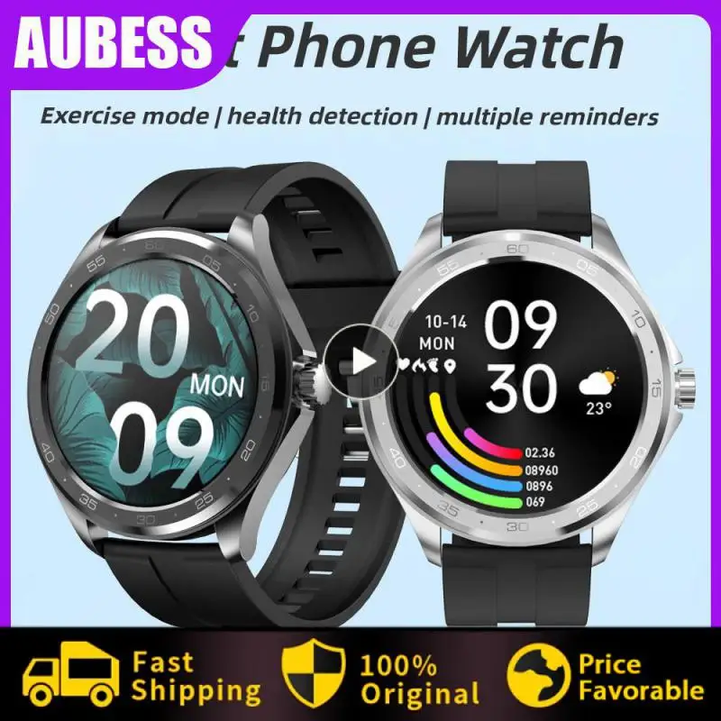 

2/3/5PCS With Microphone Fitness Watch Healthy Heart Rate Monitoring Sports Watch Remote Control Call Smart Bracelet