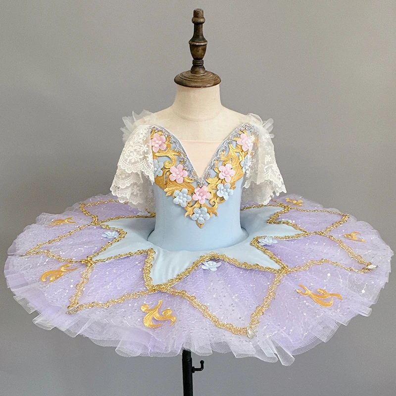 Детское классическое балетное платье Лебединое озеро балетная пачка для девочек