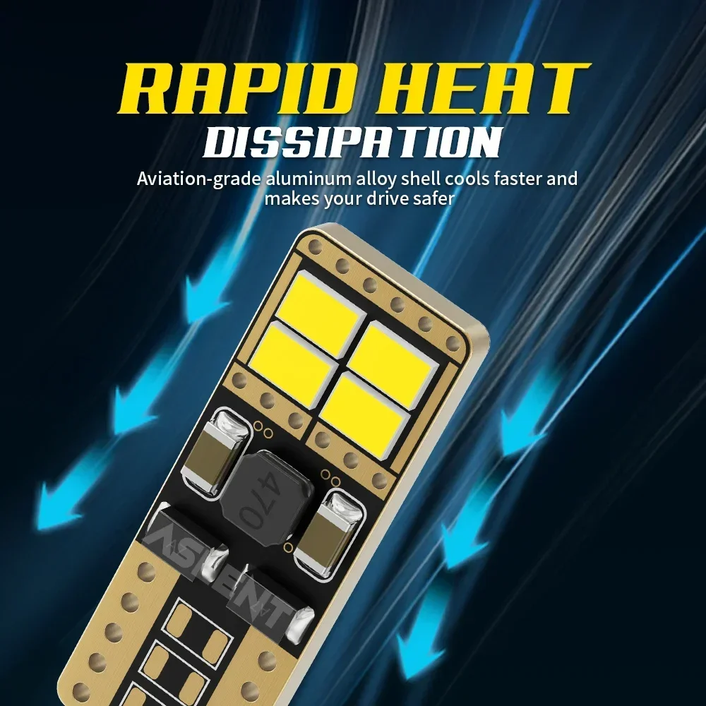 2x 9-60 В 12 24 W5W T10 Светодиодный CANBUS без ошибок 5W5 3020 Супер яркие автомобильные