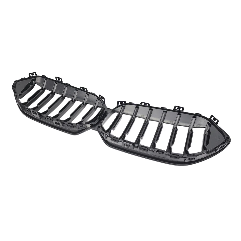 Решетка для переднего бампера BMW F44 2021 + решетка радиатора 2 серии Gran Coupe глянцевая