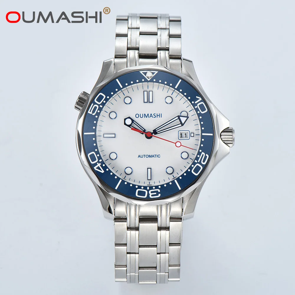 

OUMASHI Luxury Men Mechanical watch Automatic Watch for men miyota 8215 Movement Sapphire crystal Dive wristwatch clock man 4