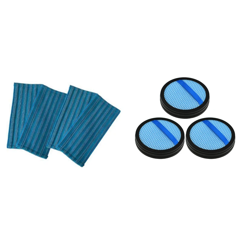 

3 шт., моющиеся фильтры для пылесоса, 4 шт.