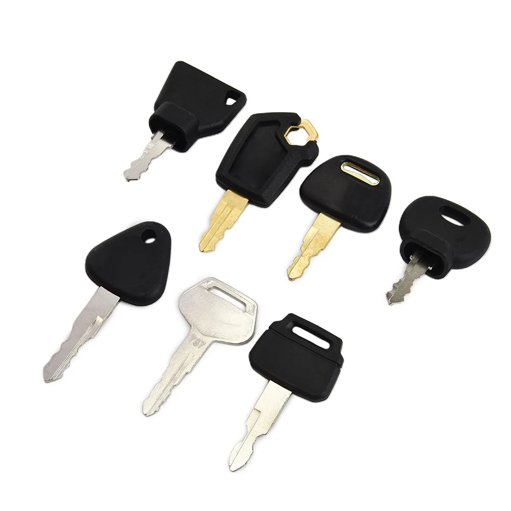 

7pcs Ignition Keys Construction Machine Keys 14607 5P8500 K250 H800 777 787 For JCB For Volvo Tractor Accessories