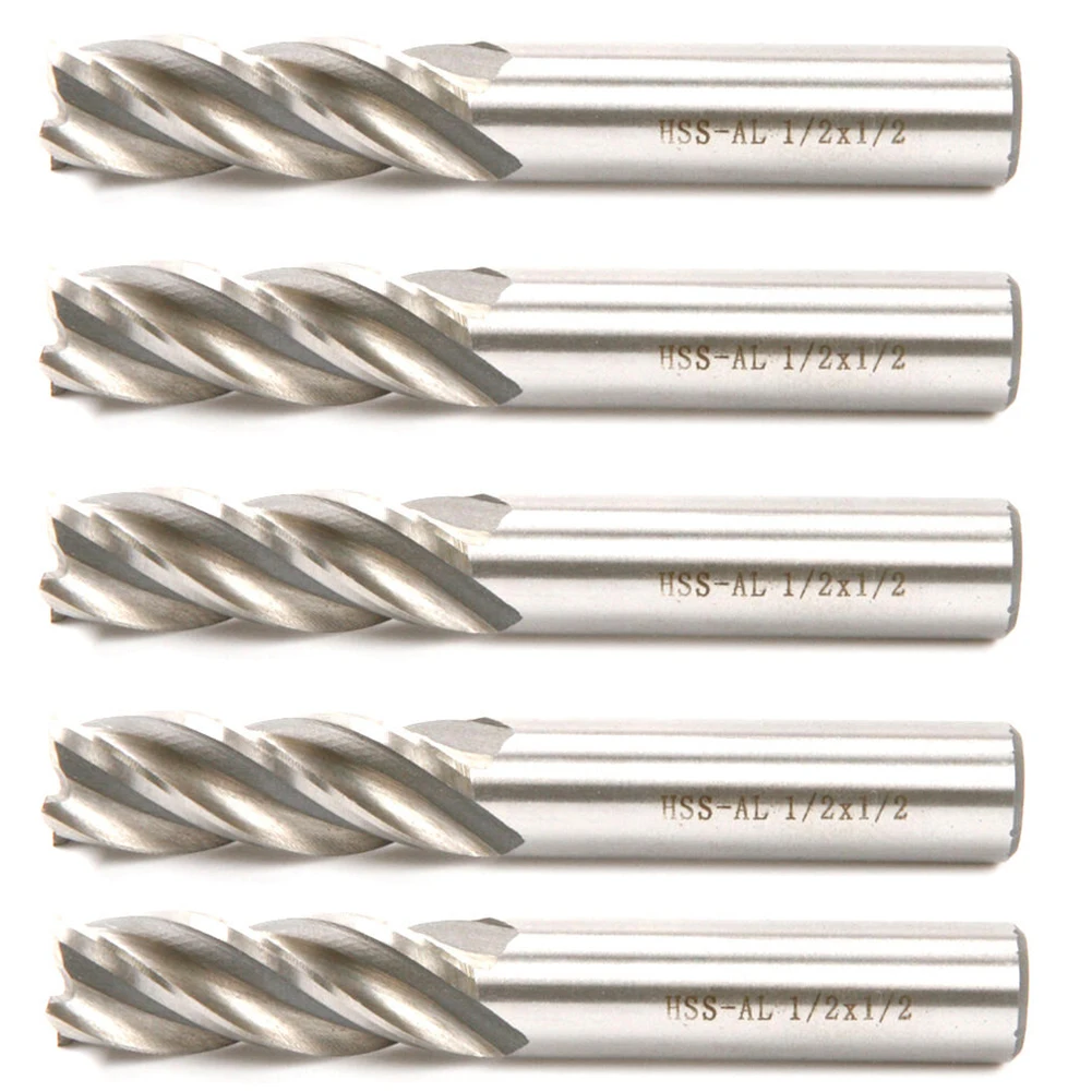 

Drill Bit Flute End Mill High Speed Steel Machine Tool 4 Flute Cutter Milling