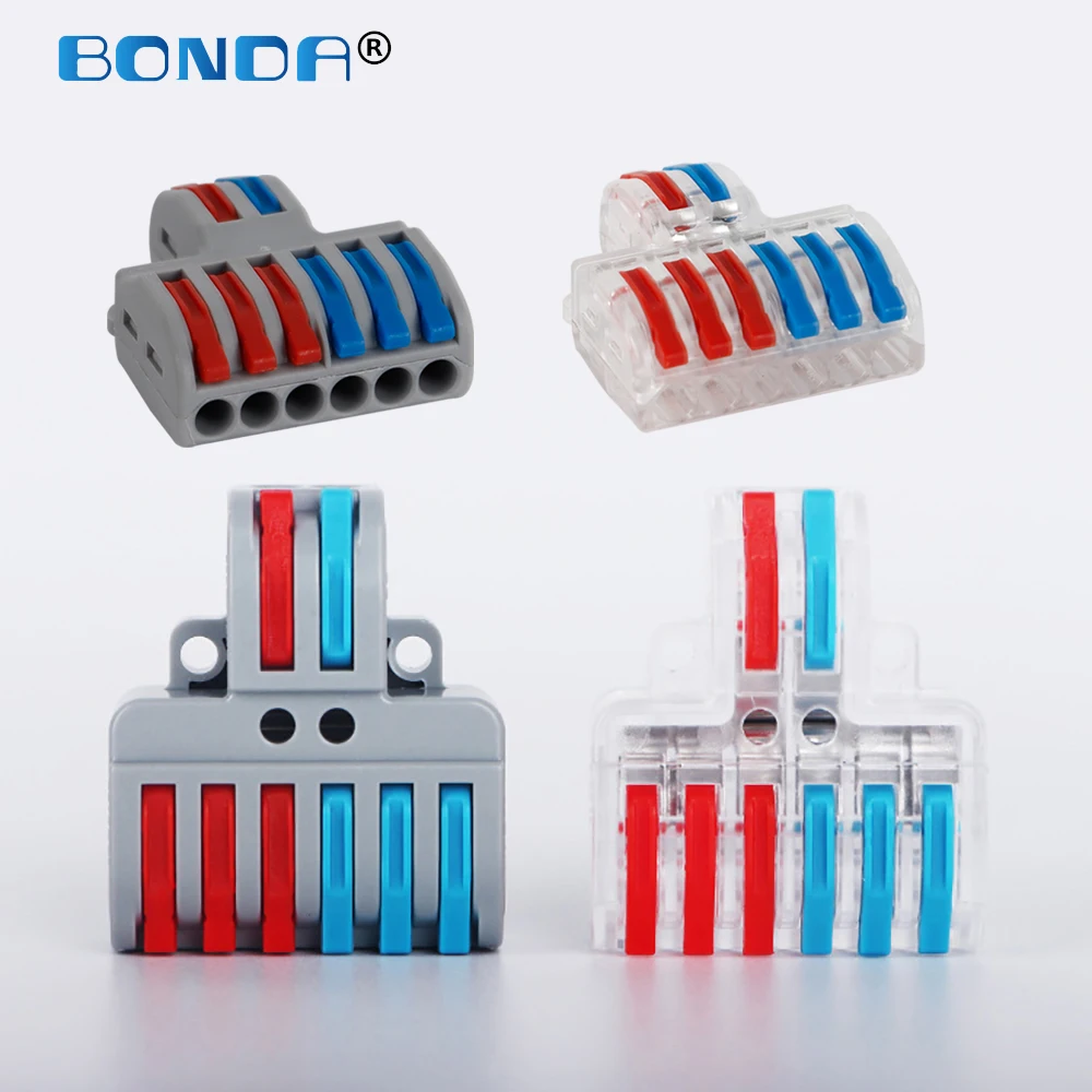 

Wire connector SPL-62/42 Universal Compact Wiring Connection Lighting Push-in Terminal Block Mini Fast Cable 5/10/20/50pcs/Lot