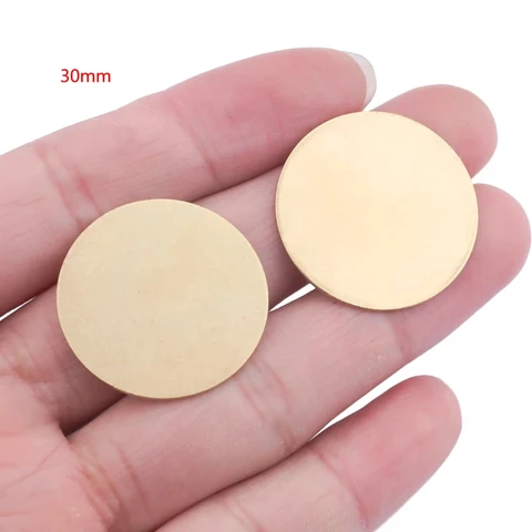 Набор заготовок из латуни для бижутерии 20 шт.