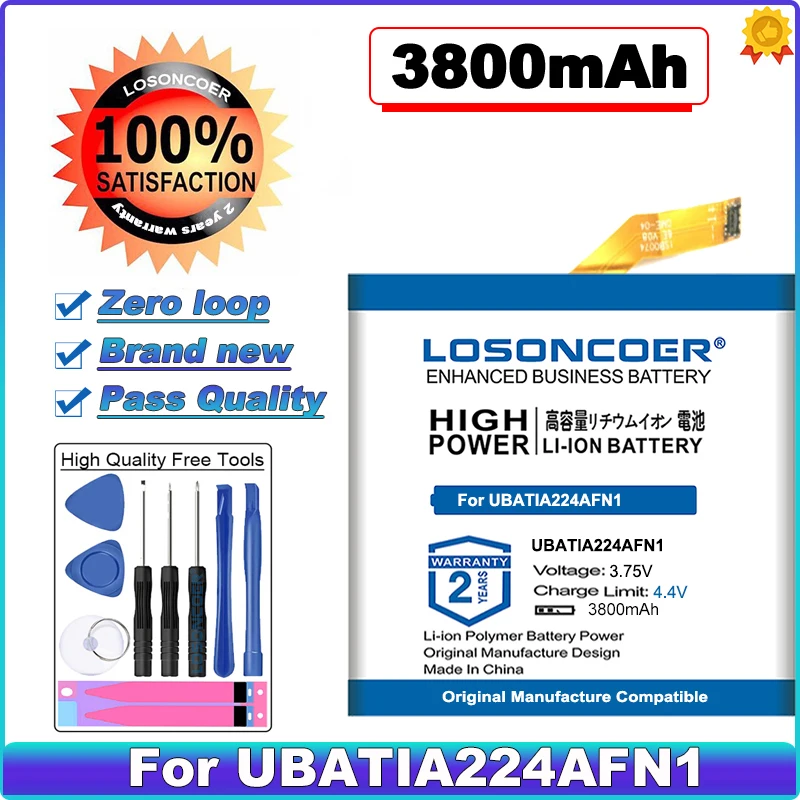 

LOSONCOER аккумулятор большой емкости 3800 мАч Ubatia244afn1 UBATIA224AFN1 Аккумулятор для UBATIA224AFN1 батареи