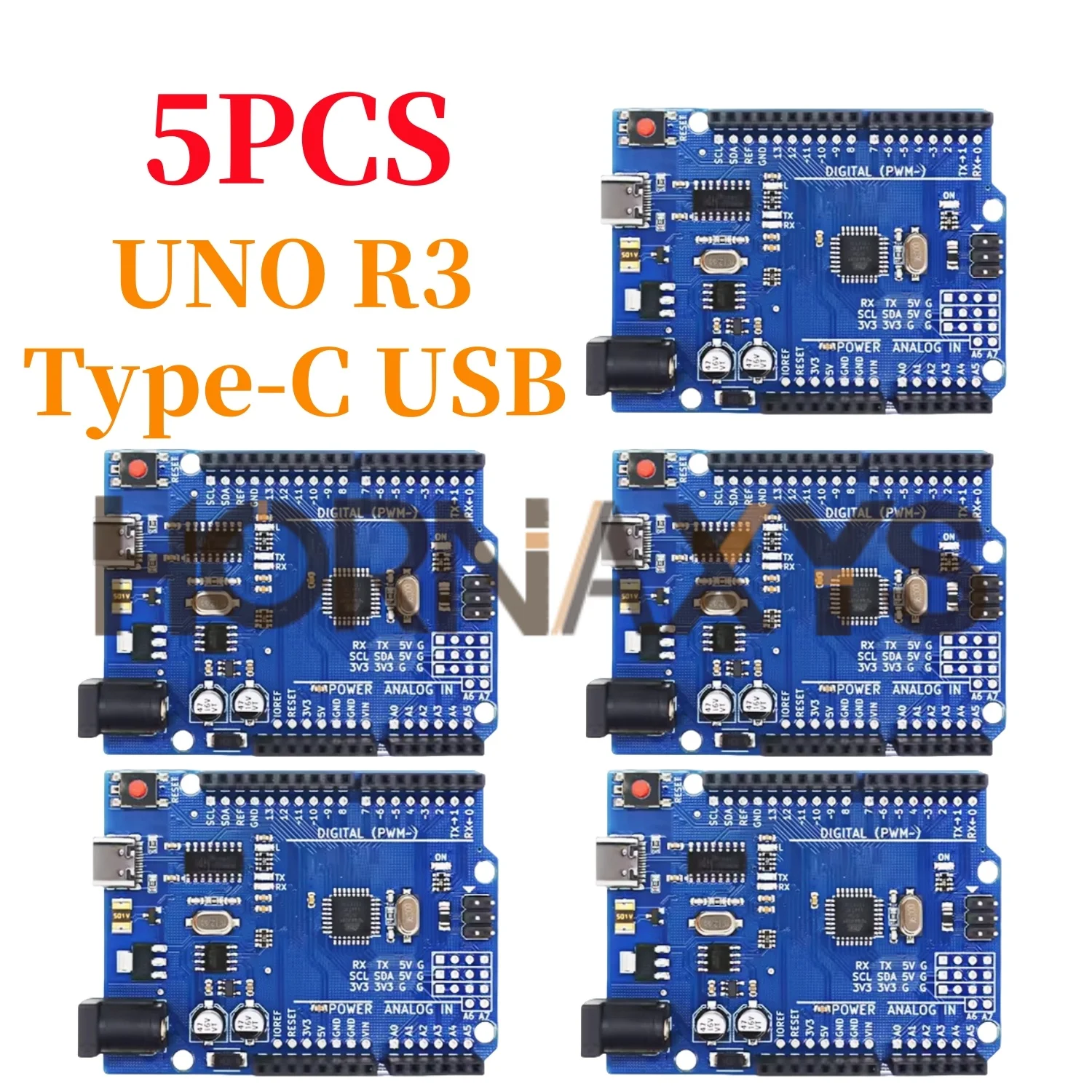 Фото 1-5Set/ UNO R3 Official Box ATMEGA16U2 / UNO+WiFi R3 MEGA328P Chip CH340G For Arduino UNO R3 Development Board WeMos ESP8266 №5