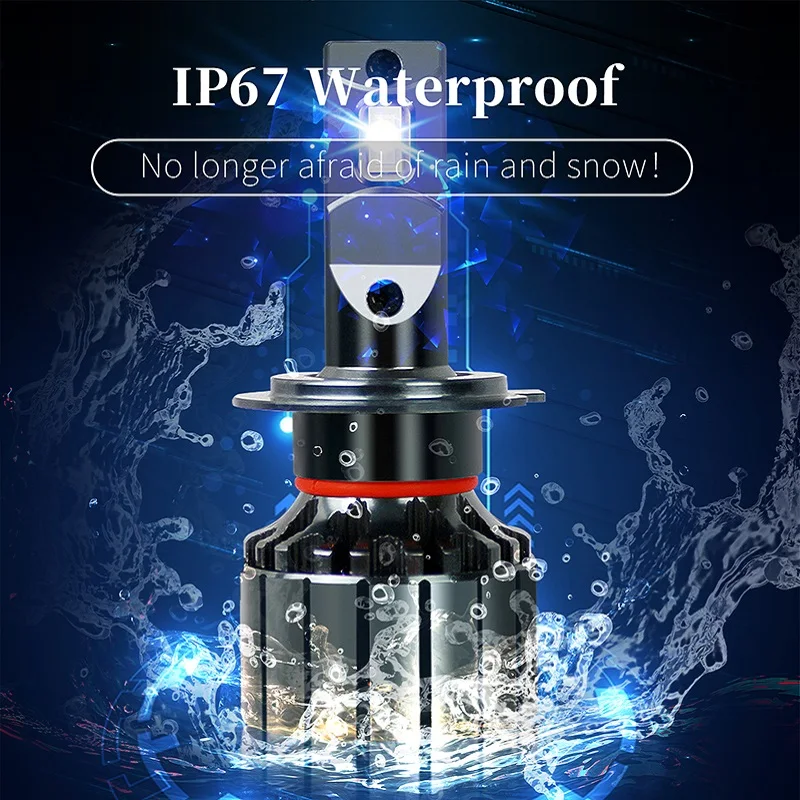 Автомобильный LED-фары для Chevrolet Corvette 1997 1998 1999 2000 2001 2002 2003 2004 с функцией дальнего и ближнего света и поддержкой протокола Canbus.