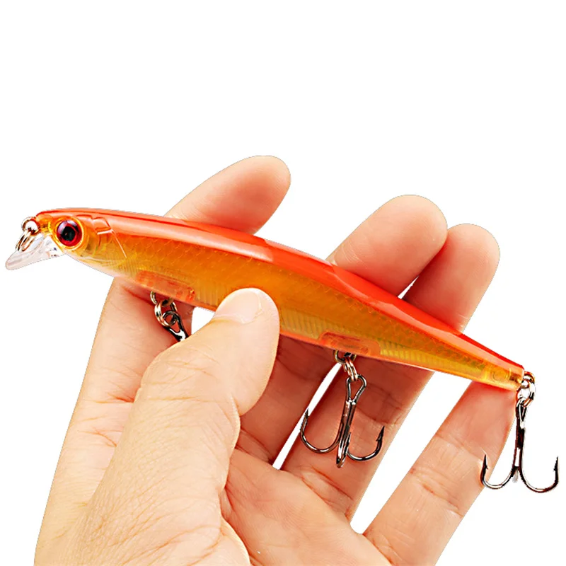 

Boutique Trolling Lure Minnow Fishing Lure Hard 13g 11cm Floating Wobblers For Trolling Built-In Steel Ball Artificial Bait