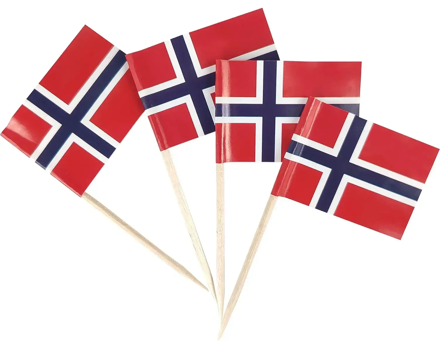

Флаги для зубочисток Норвегия 100 шт.