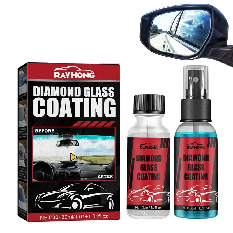 

Ceramic Coating Spray Diamond Car Paint Care Solution Waterproof Hydrophobic Ceramic Glass Caring Spray Diamond Coating Agent