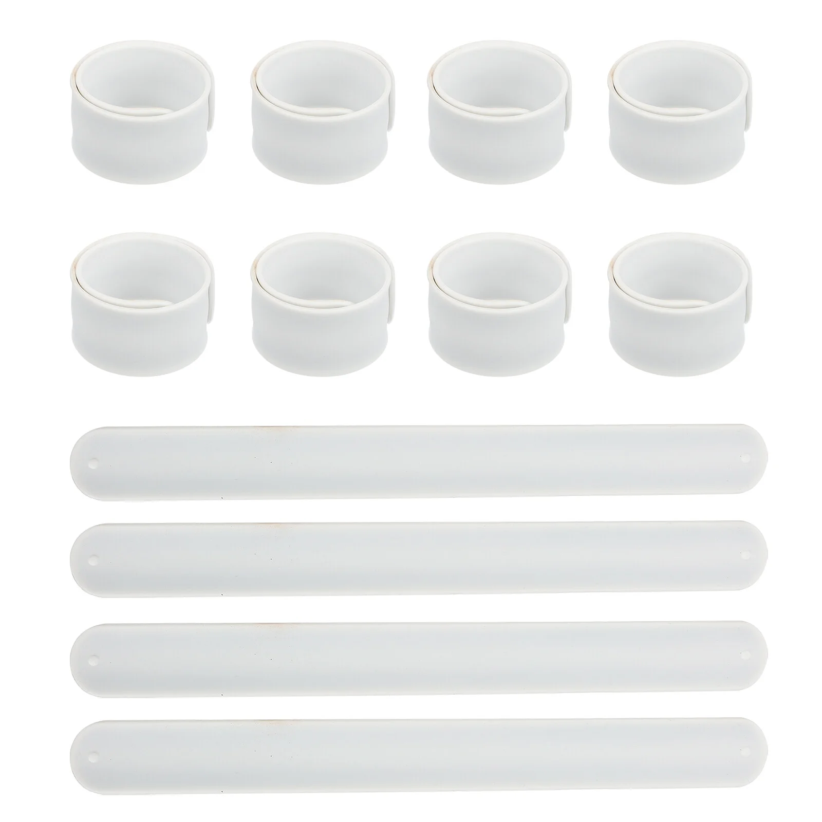 

12 Pcs Pop Circle Bracelet Adorable Bracelets Bulk Hand Rings Party Wrist Jewelries Photo Props Kids Slap Band Practical