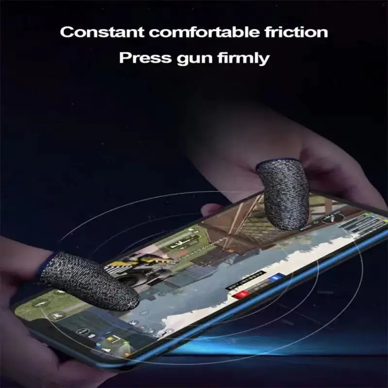 

Finger Sleeves For Gaming Controller PUBG Mobile Gaming Accessory Sweatproof Sensitive Touch Screen Fingertip Cover Gloves