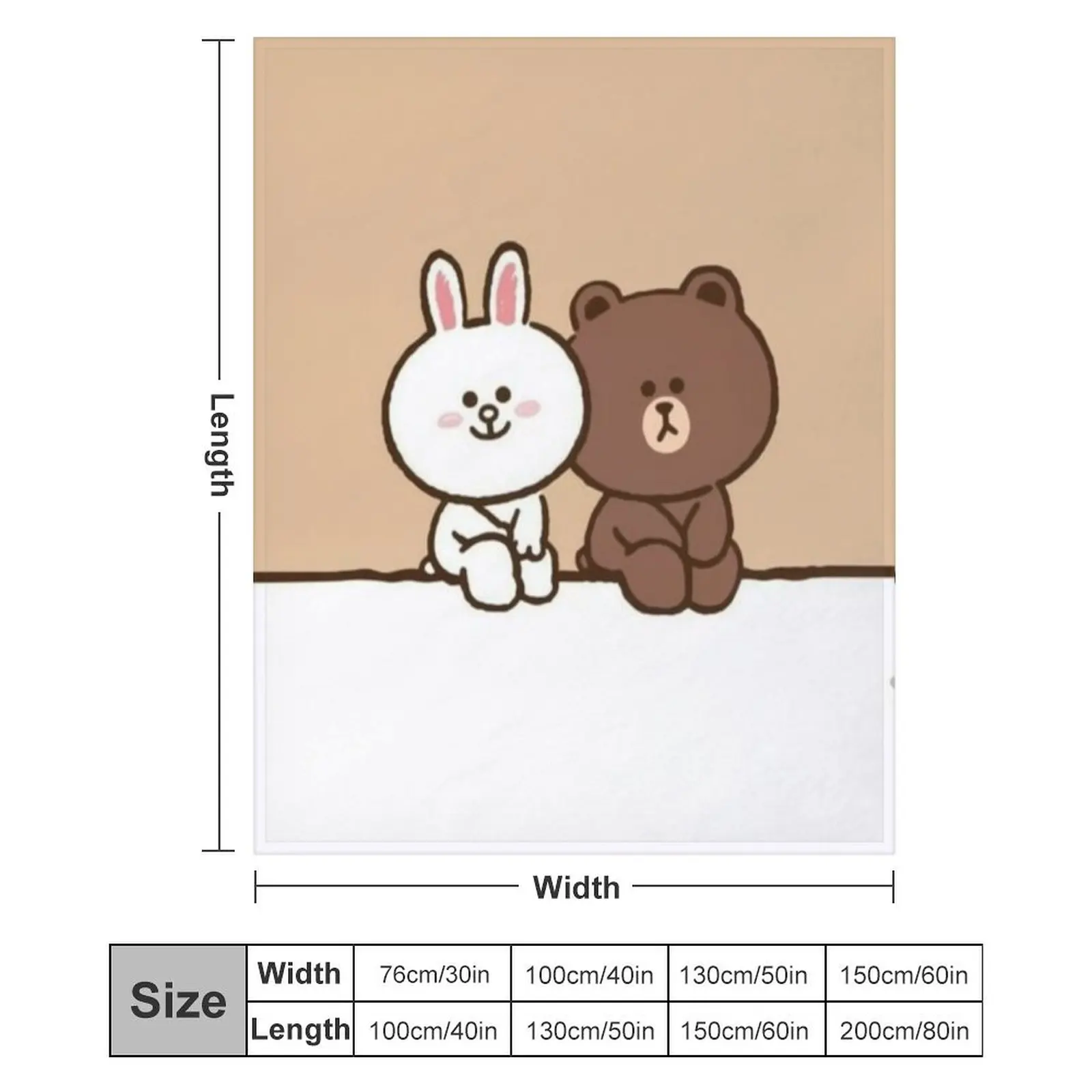 Коричневый конический медведь плед на диван большие одеяла люксового бренда